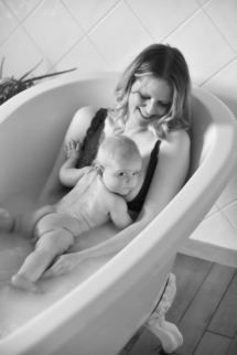 Photo bain de lait et bébé (4)