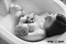 Photo bain de lait et bébé (5)